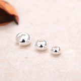 925 Sterling Silver Moon Shape Bead Caps Hoop Position Wrap Jewelry Findings