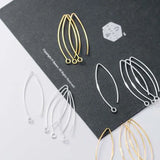 925 Sterling Silver Earring Hooks for Making Earrings 30mm
