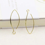 925 Sterling Silver Earring Hooks for Making Earrings 30mm