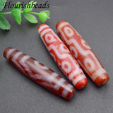 Tibetan 9 Eyed DZI Prayer Beads Agate Charms DIY Necklace