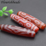 Tibetan 9 Eyed DZI Prayer Beads Agate Charms DIY Necklace