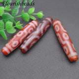 Tibetan 9 Eyed DZI Prayer Beads Agate Charms DIY Necklace