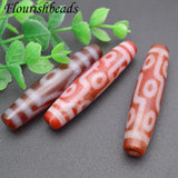 Tibetan 9 Eyed DZI Prayer Beads Agate Charms DIY Necklace