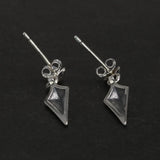 S925 Retro Sterling Silver Indian Arrow Stud Earrings Hip Hop Jewelry