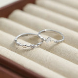 S925 Butterfly Ring Open Adjustable for Women