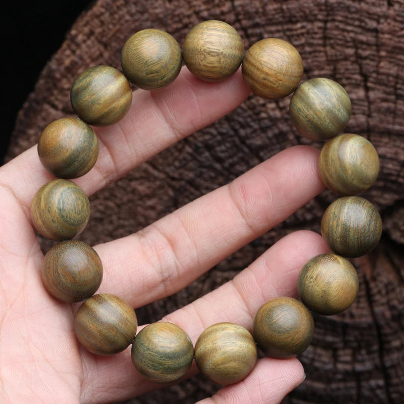 SandalWood Beaded 15mm Buddhist Bracelet Rosary Yoga Bracelet