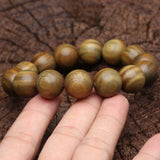 SandalWood Beaded 15mm Buddhist Bracelet Rosary Yoga Bracelet