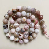Natural Pink Opal Stone Round Beads 6-12MM