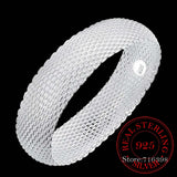 Silver Braided Bangles Engagement Party European American Style