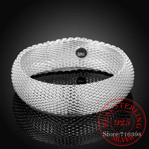 Silver Braided Bangles Engagement Party European American Style