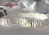 Silver Mesh Charm Bracelet - Reflexions