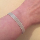Silver Mesh Charm Bracelet - Reflexions