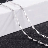 925 Silver Necklace Fading Gypsophila Clavicle Chain High Jewelry