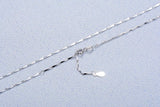 925 Silver Necklace Fading Gypsophila Clavicle Chain High Jewelry