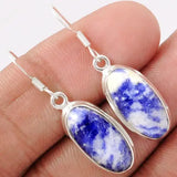 Sodalite Earrings 925 Sterling Silver AE0010