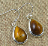 Tiger Eye 925 Silver Earrings 32.1mm 2SE0509