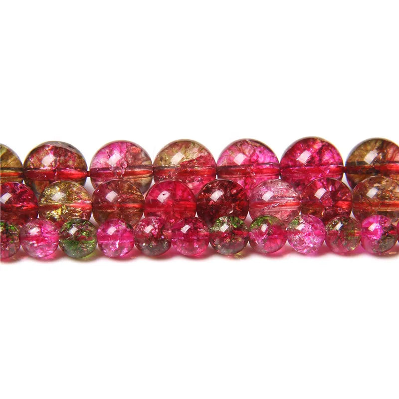 Tourmaline Quartz Gem Beads 6MM