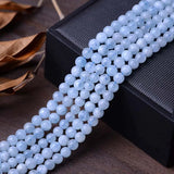 Brazilian Aquamarine Smooth Round Beads for Jewelry Making