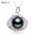 Freshwater Pearl Necklace 925 Sterling Silver Women Engagement Gift