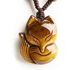 Tiger Eye Stone Maitreya Buddha Pendant Charm Avalokitesvara Collection