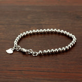 925 Silver Beads Bracelet For Woman & Girl