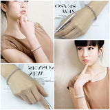 925 Silver Beads Bracelet For Woman & Girl