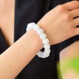 Jade Stone Beaded Bracelet for Men and Women