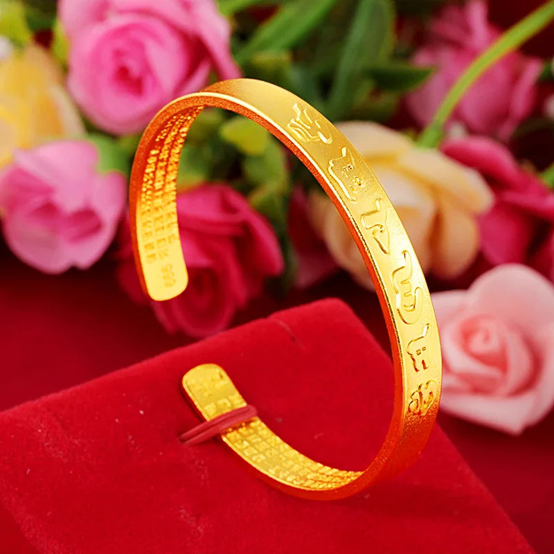 18k Women's Cloud Pattern Bracelet Chinese Traditional Fine Jewelry