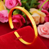 18k Women's Cloud Pattern Bracelet Chinese Traditional Fine Jewelry