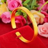 18k Women's Cloud Pattern Bracelet Chinese Traditional Fine Jewelry