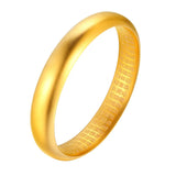 18k Yellow Bracelets for Women Chinese Traditional Bangle Wedding Birthday Gift
