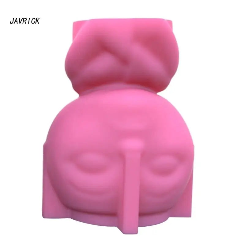 3D Alien Gypsum Silicone Mold for Succulent Plants Pot Candle Holder