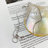925 Silver Choker Necklace with Circle Pendant Asymmetric Jewelry