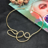 Geometric Alloy Chokers Necklaces For Women Punk Jewelry Statement