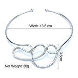 Geometric Alloy Chokers Necklaces For Women Punk Jewelry Statement