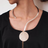 Geometric Alloy Torques Choker Necklaces Metal Bib Collar