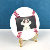 Geometric Baseball Photo Frame Silicone Mold for DIY Craft