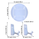 Geometric Baseball Photo Frame Silicone Mold for DIY Craft