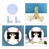 Geometric Baseball Photo Frame Silicone Mold for DIY Craft