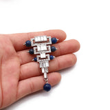 Geometric Brooches Beads Charm Crystal Rhinestone Pins Jewelry