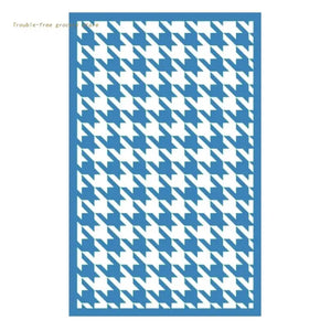 Geometric Clay Silk Screen Reusable Print DIY Printing on Clay Jewelry