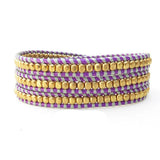 Geometric Copper Beads Wrap Bracelets for Women