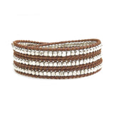 Geometric Copper Beads Wrap Bracelets for Women