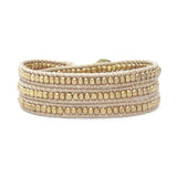 Geometric Copper Beads Wrap Bracelets for Women