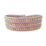 Geometric Copper Beads Wrap Bracelets for Women