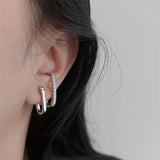 Geometric Earrings 925 Sterling Silver