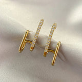 Geometric Earrings 925 Sterling Silver
