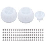 Egg-shaped Silicone Storage Box Mold with Lid for DIY Jewelry Organizer