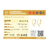 Geometric Elements Women Hoop Earrings Sterling Silver 925 High Quality Jewelry