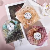 Clock Ornaments Crystal Resin Mold DIY Table Clock Pendulum Silicone Mold